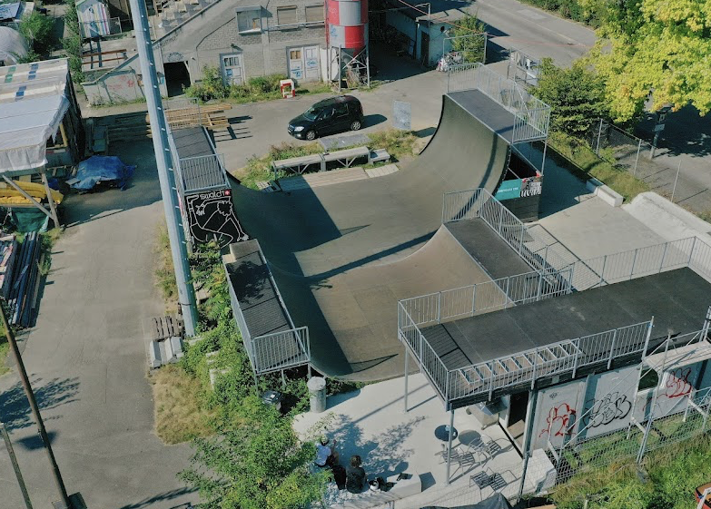 Backyard skatepark